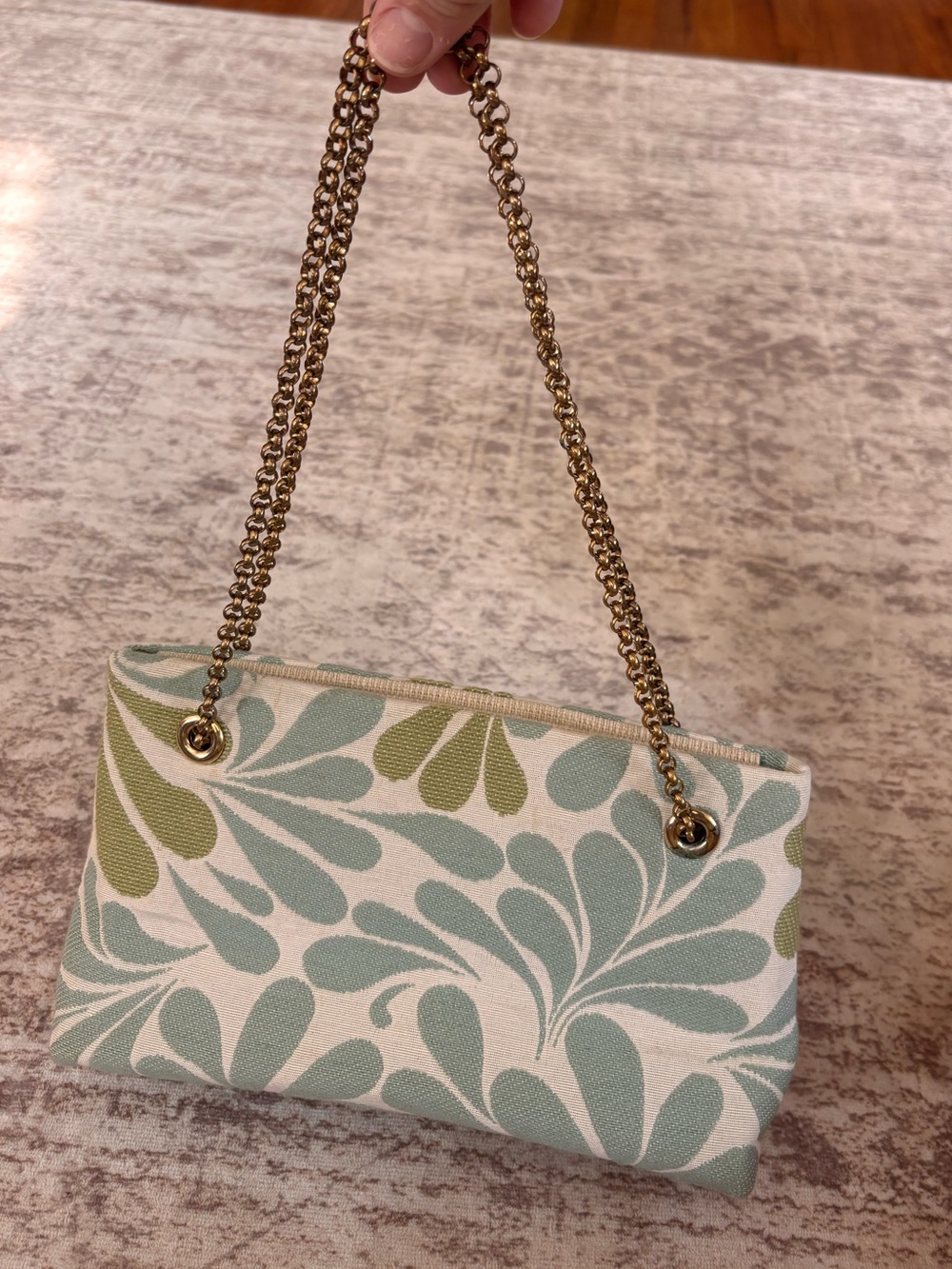Add Libb fabric purse created by artist Libby Miller from Charleston SC